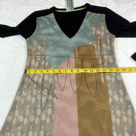 Volt Design long sleeved a line art dress, size 1 Taille or small - Picture 9 of 9